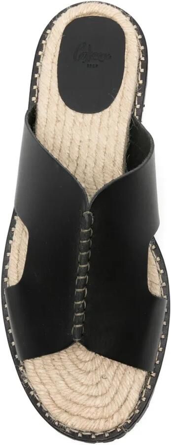 Castañer Piti leren sandalen Zwart - Foto 3
