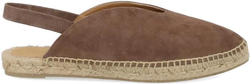 Castañer Platte suède slingback espadrilles Bruin