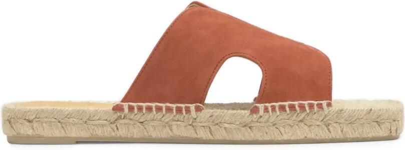Castañer Priya suède espadrilles Oranje