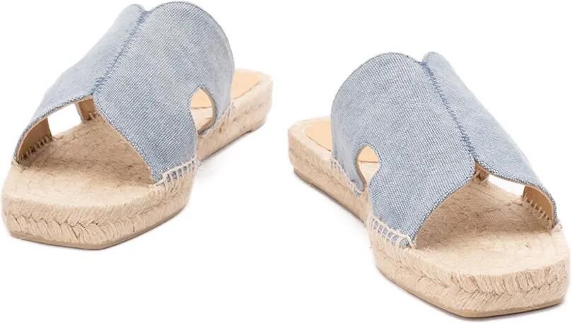 Castañer Priya 002 espadrilles met uitgesneden details Blauw - Foto 4