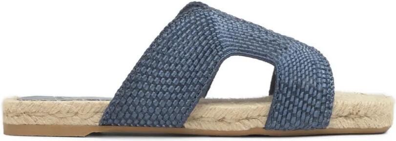 Castañer Pura 298 espadrilles met geweven bandje Blauw