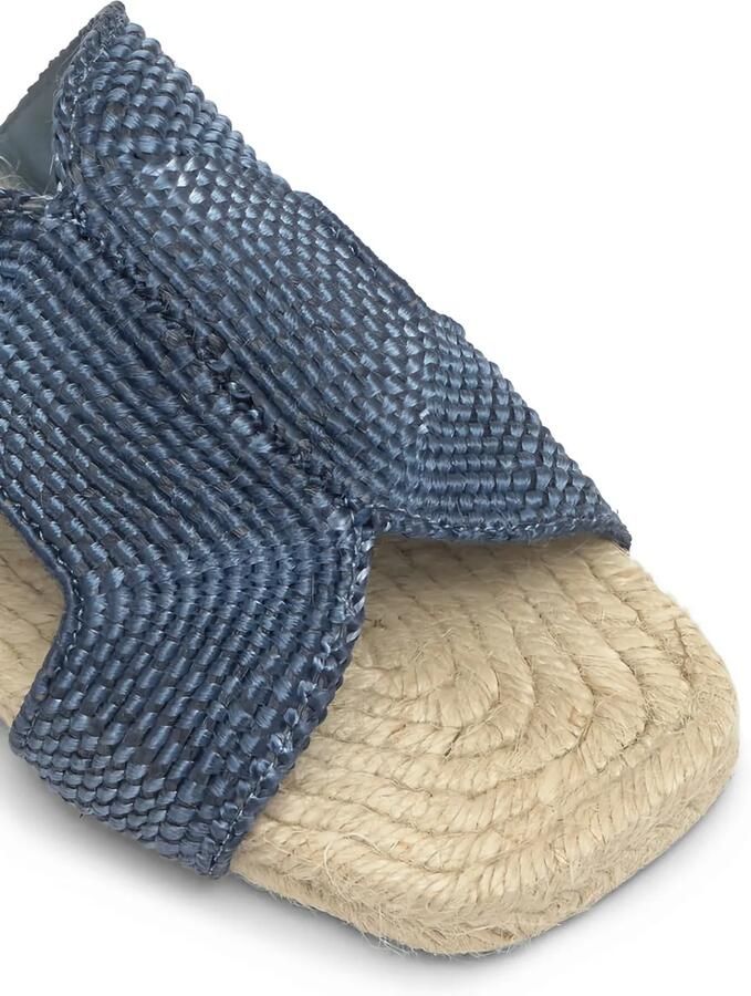 Castañer Pura 298 espadrilles met geweven bandje Blauw - Foto 4