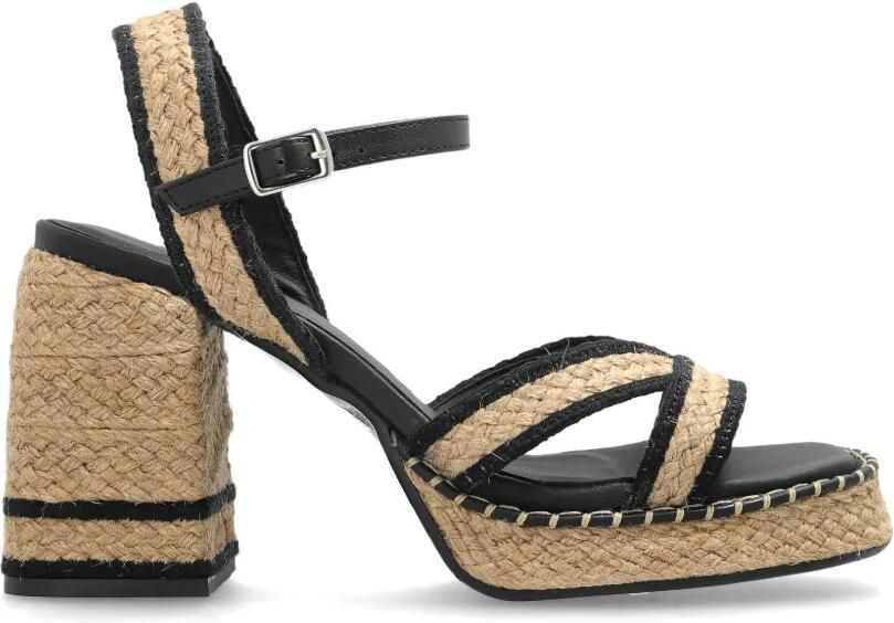 Castañer Sandalen met plateauzool Beige