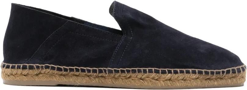 Castañer Suède espadrilles Blauw