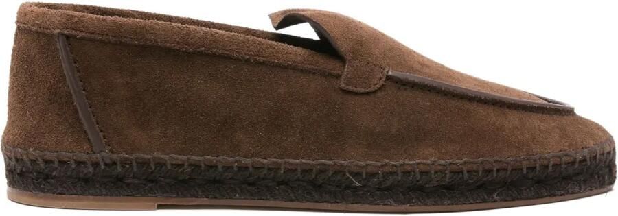 Castañer Suède espadrilles Bruin