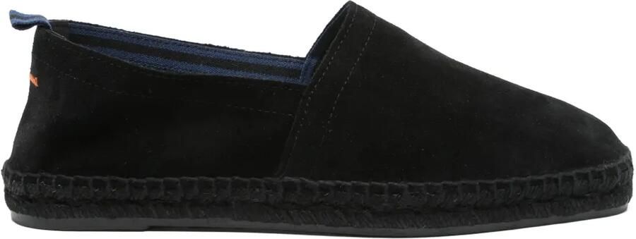 Castañer Suède espadrilles Zwart