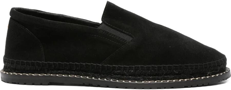 Castañer Suède espadrilles Zwart