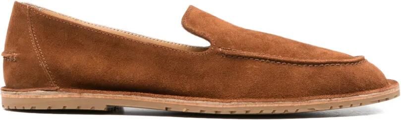 Castañer Suède loafers Bruin