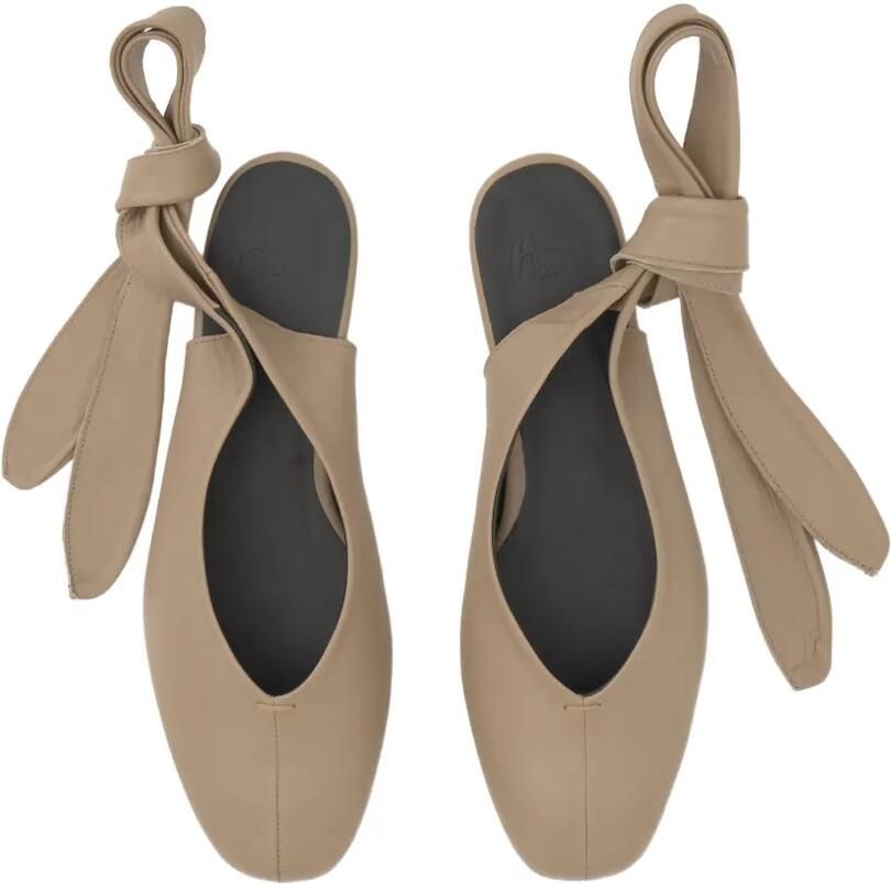 Castañer Sybil ballerina's met striksluiting Beige - Foto 2