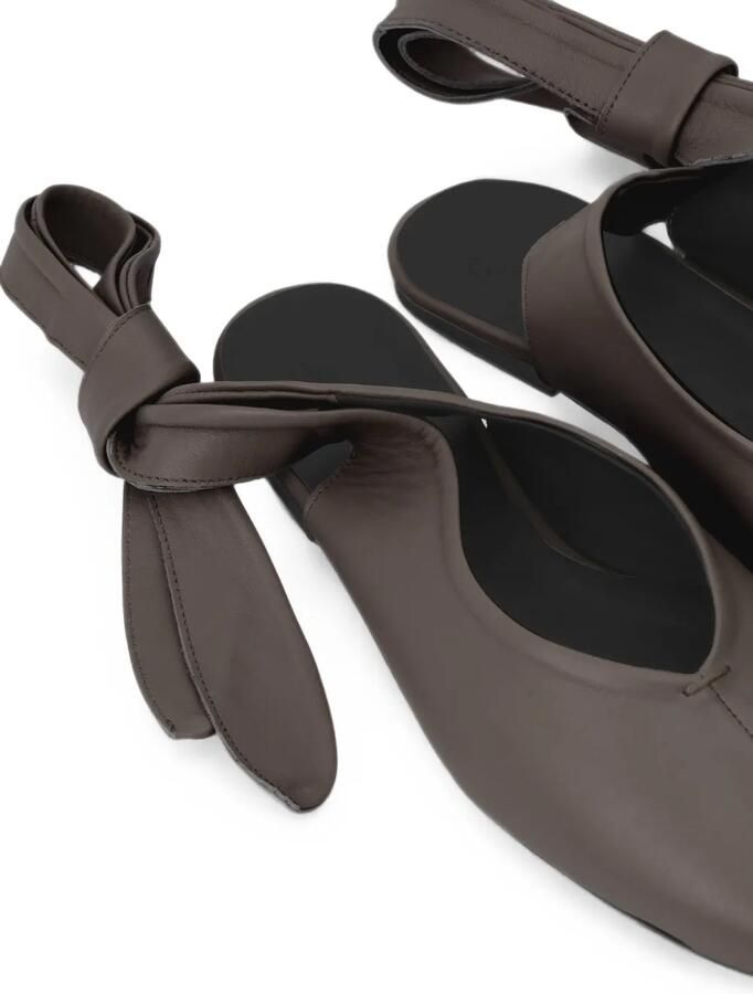 Castañer Sybil ballerina's met striksluiting Bruin - Foto 3