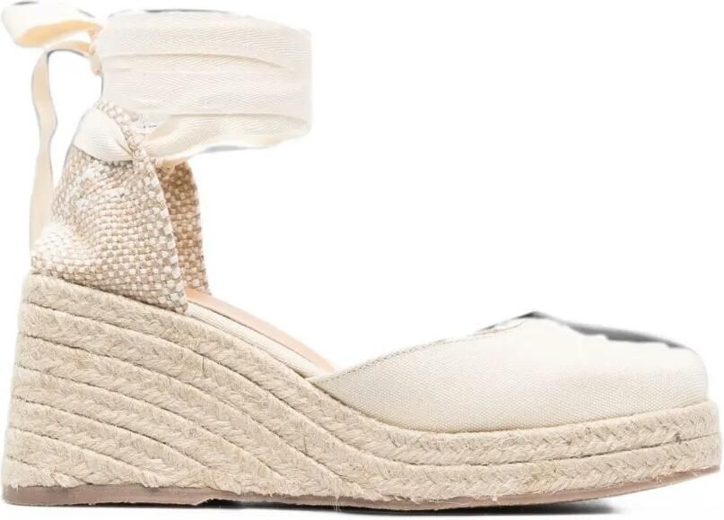 Castañer Tina wedge sandals Beige