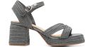 Castañer Vallita geweven sandalen met plateauzool Grijs - Grijs