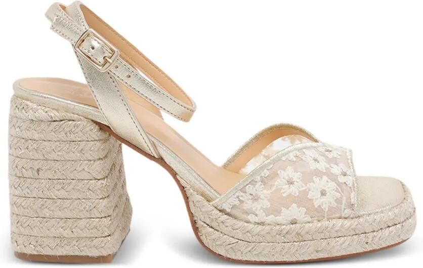 Castañer Vals sandalen met bloemenprint Wit