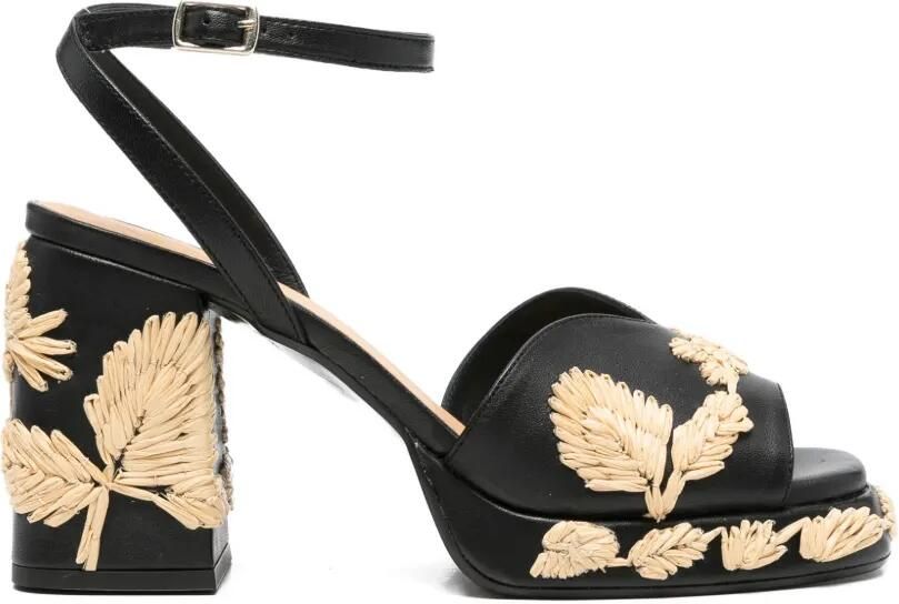 Castañer Vasilia 280 sandalen Zwart