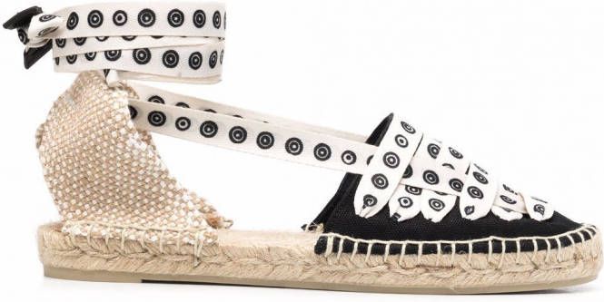 Castañer x 10 Corso Como espadrilles Zwart