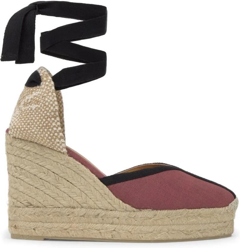 Castañer x Casilda se Casa Carmen espadrilles Rood