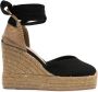 Castañer Espadrilles met plateauzool Zwart - Thumbnail 1