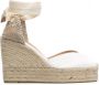 Castañer Chiara espadrilles met sleehak Wit - Thumbnail 1