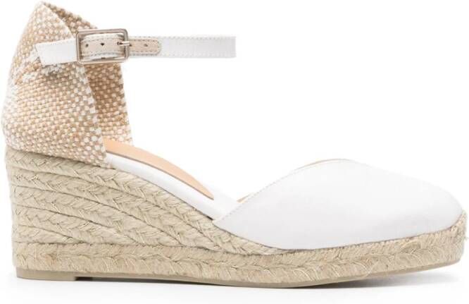 Castañer Chiara espadrilles met sleehak Wit