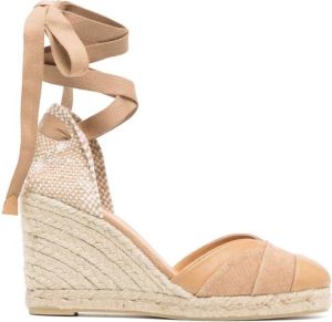 Castañer Clara 90mm wedge mules Bruin
