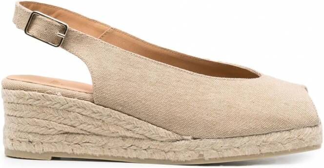Castañer 50 mm Dosalia slingback espadrilles Beige