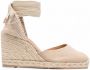 Castañer Espadrilles met plateauzool Beige - Thumbnail 1