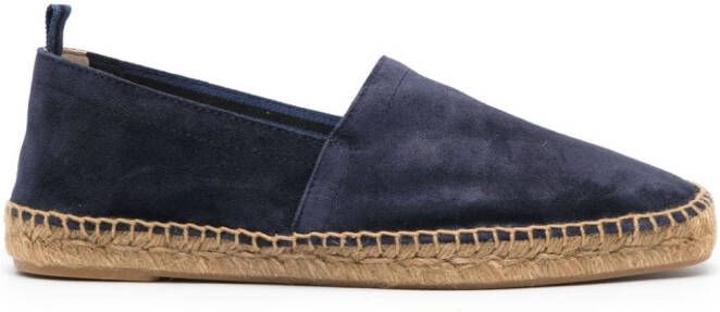 Castañer Espadrilles met raffia zool Blauw