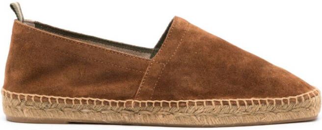 Castañer Espadrilles met raffia zool Bruin