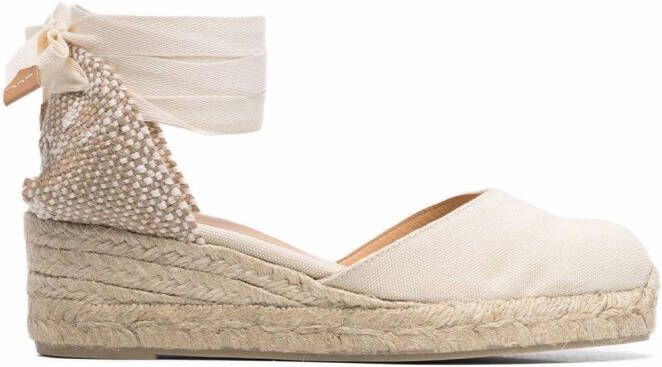 Castañer 50 mm Carina espadrilles Beige