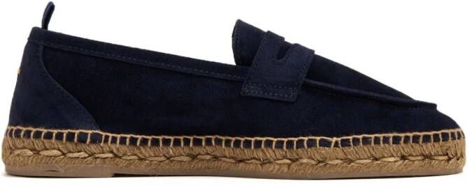 Castañer Nacho suède espadrilles Blauw