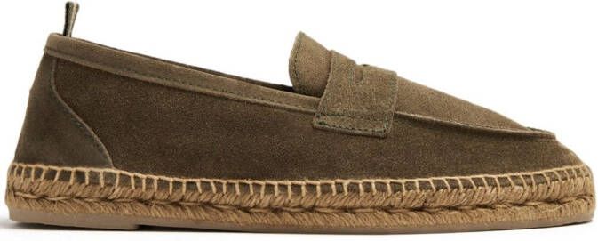 Castañer Nacho suède espadrilles Bruin