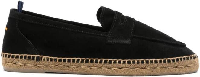 Castañer Nachot T 186 suède espadrilles Zwart