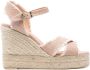 Castañer 110 mm Bromelia espadrilles met sleehak Roze - Thumbnail 1