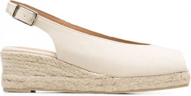 Castañer Sandalen met open neus Beige