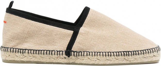 Castañer Pablo espadrilles met contrast afwerking Beige