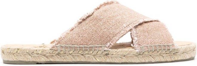 Castañer Palmera raffia espadrilles Goud