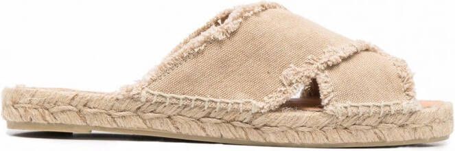 Castañer Palmeras sandalen met franje Beige