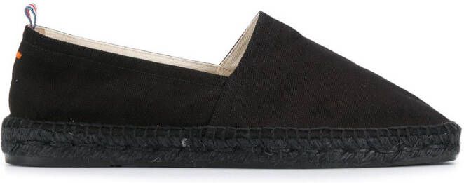 Castañer Suède espadrilles Zwart