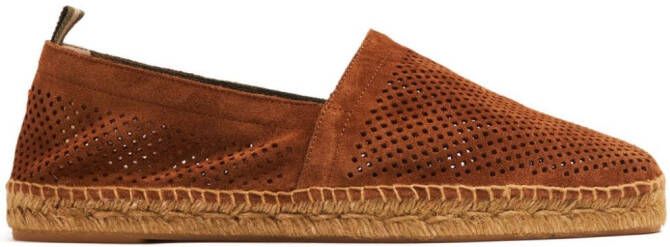 Castañer Suède espadrilles Bruin