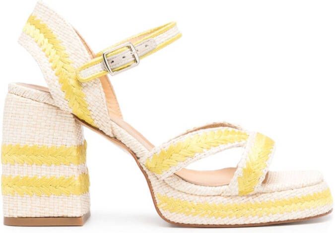 Castañer Vega 201 80 mm sandalen Beige