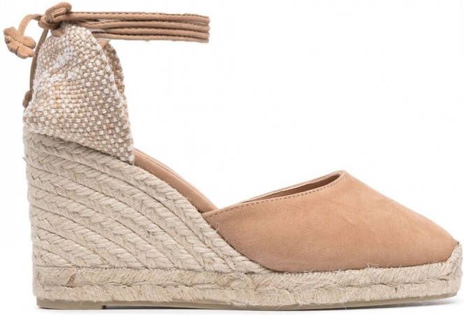 Castañer 85 mm Carina espadrilles Beige