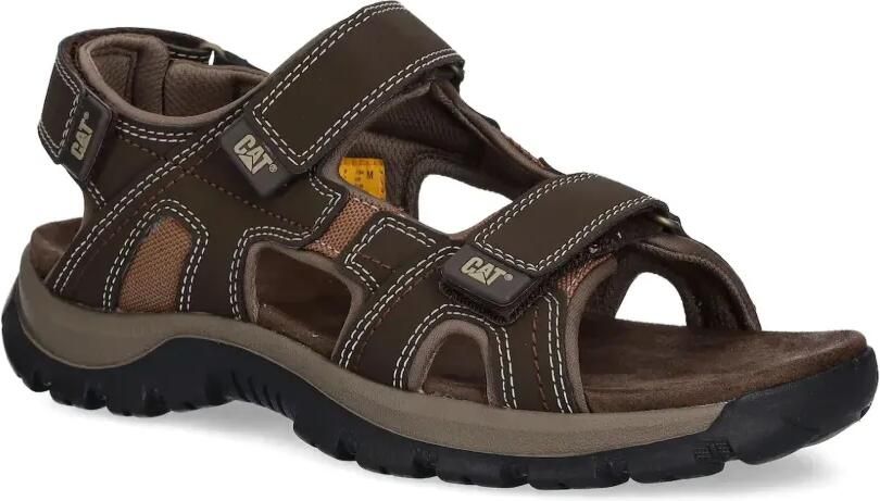 Caterpillar Giles sandalen met drie bandjes Bruin - Foto 3