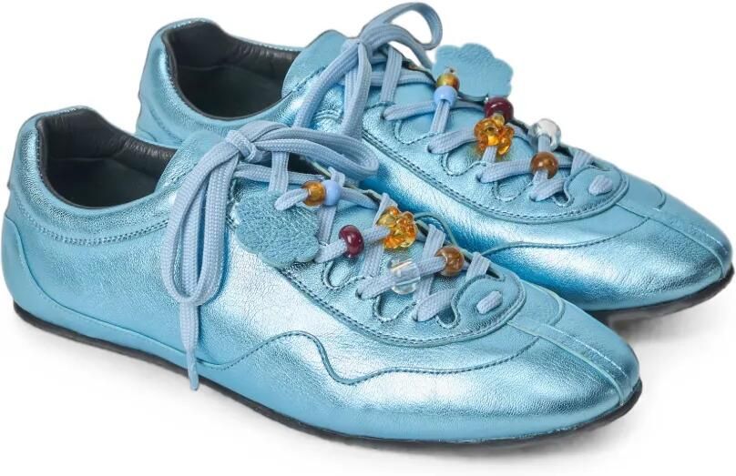 Cecilie Bahnsen Blaise sandalen verfraaid met kralen Blauw - Foto 2