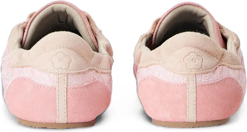 Cecilie Bahnsen Blaise Soft suède sneakers met borduurwerk Roze - Foto 3