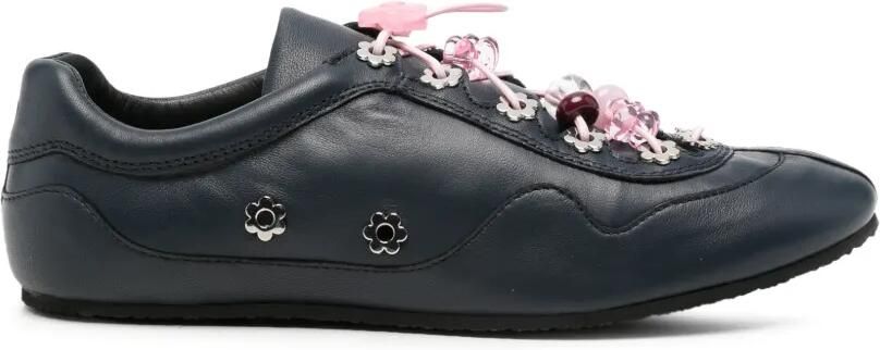 Cecilie Bahnsen CBBlaise sneakers verfraaid met bloemen Blauw - Foto 3