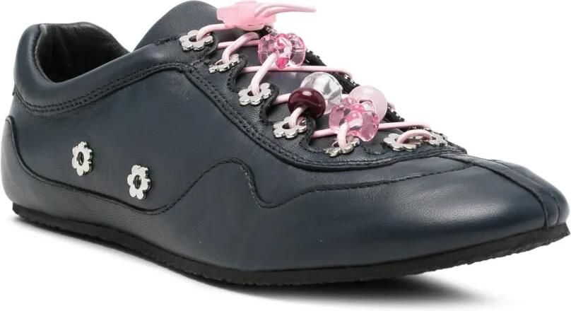 Cecilie Bahnsen CBBlaise sneakers verfraaid met bloemen Blauw - Foto 2