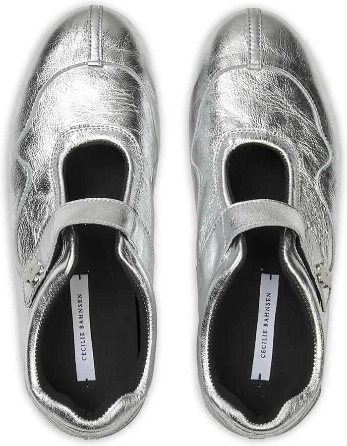 Cecilie Bahnsen Cosmo sneakers met bloemdetail Zilver - Foto 2