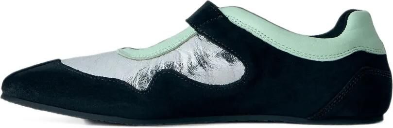 Cecilie Bahnsen Cosmo touch-strap metallic-panel sneakers Zwart - Foto 4