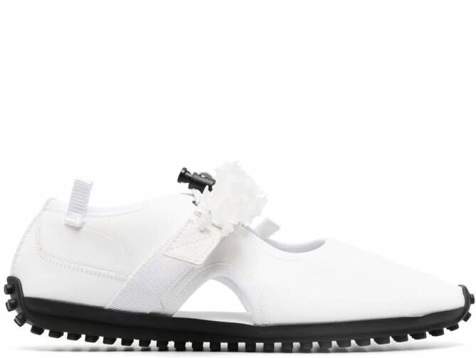 Cecilie Bahnsen Sara sneakers met uitgesneden detail Wit