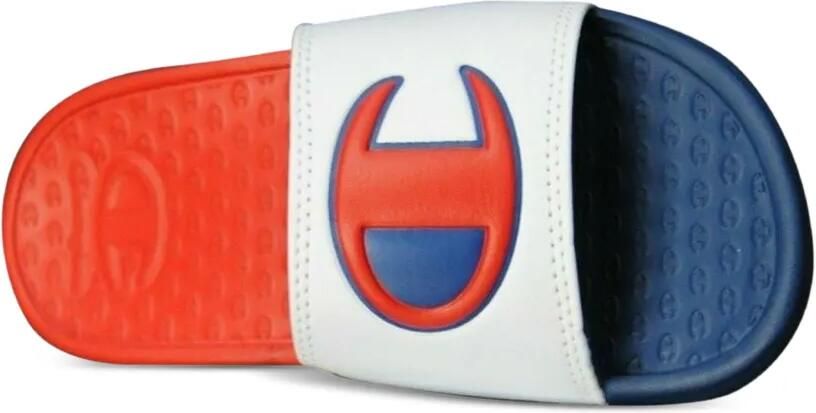 Champion Slippers met colourblocking en logo-patch Wit - Foto 2
